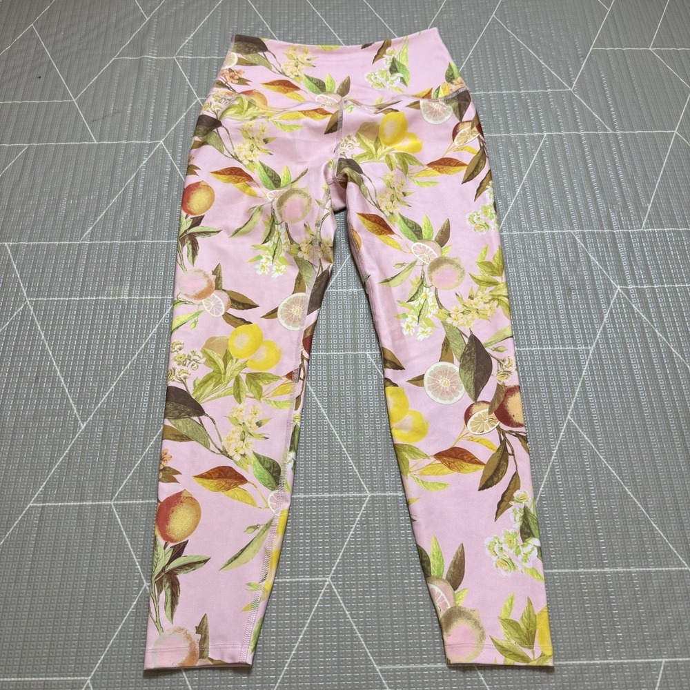 Beyond Yoga Revolve High Waisted Midi Legging in Pink Lemonade L Style# EL3243